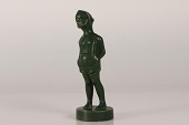 P. Ipsens Enke
Drenge figur "Buksetrold" nr. 925
af Verner Hancke (1913-2012)
fremstillet af terrakotta m/grøn glasur
Sign. P. Ipsens Enke + 925
+ Denmark
Højde 19 cm
Fin fejlfri stand
emne nr:
350012 P. Ipsens Enke
Drenge figur "Buksetrold" nr. 925
af Verner Hancke (1913-2012)
fremstillet af terrakotta m/grøn glasur
Sign. P. Ipsens Enke + 925
+ Denmark
Højde 19 cm
Fin fejlfri stand
emne nr:
350012