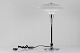 Poul Henningsen
Bordlampe 3/2
Blank krom 
m/hvide glasskærme